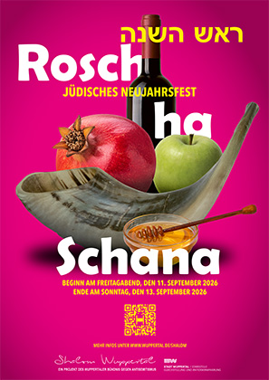 Shalom Wuppertal Plakat Rosch haSchana