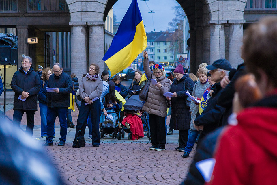Mahnwache für die Ukraine