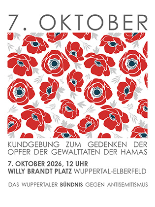 Gedenkveranstaltung am 7. Oktober 2026